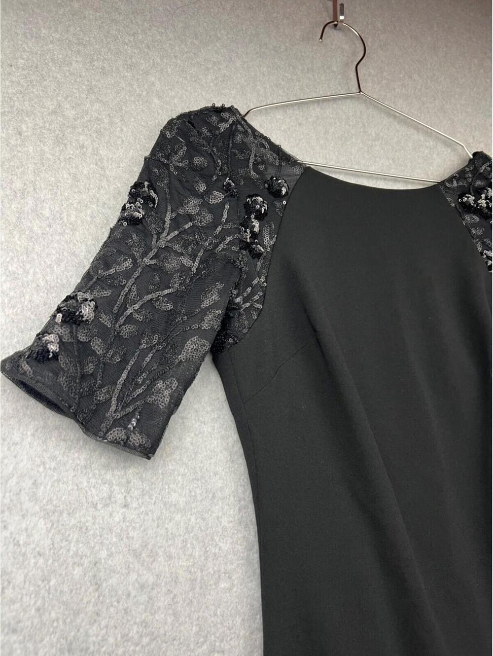Calvin Klein Women's Sequin Sheath Dress Size 4 Wedding Formal Sophisticated NWT - Picture 3 of 14